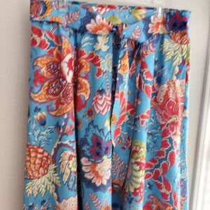 'Talbots' Floral Cotton Skirt Size XL